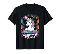 Sinfonia Del Suono Unicorno Dj Magico Maglietta