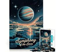 Sinfonia delle Stelle Puzzle da 1000 pezzi per adolescenti Gioco rompicapo Attività domestica Taglio premium Articolo desiderio di Babbo Natale 38x52cm