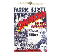 Sinfonia Di Sei Milioni DVD (1932) Irene Dunne, Ricardo Cortez, Gregory La Cava