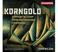 Erich Wolfgang Ko Korngold: Symphony in F Sharp/Theme and Variations/Strau (CD)