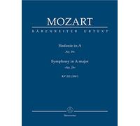 Sinfonie Nr. 29 A-Dur KV 201 (186a).BÄRENREITER URTEXT.Studienpartitur, Urtextausgabe