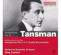 Alexandre Tansman Symphonies Vol. 3 (Caetani, Melbourne So) (CD)