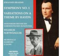 Sinfonieorchester des Norddeutsche Symphony No. 1 (Furtwangler, Ndr Hamburg (CD)