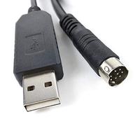 Sinforcon Cavo di programmazione PLC USB a 8P Mini Din per AB Micrologix 1000 1100 1200 1400 1500 serie con 8 pin rotondi, per sostituzione 1761-CBL-PM02, 1,8 m