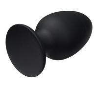 Sinful obaie Thick Jiggle - Plug anale grande in silicone, plug anale XL anale Trainer - plug in silicone per donne uomini e coppie - plug anale dilatatore grande - nero - diametro: 6 cm