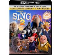 Sing 2 4K UHD (4K UHD Blu-ray) Matthew McConaughey Reese Witherspoon Tori Kelly