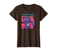 Sing 2 Johnny I Make It Look Easy Maglietta, Donna, Marrone, XXL