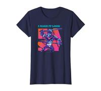 Sing 2 Johnny I Make It Look Easy Maglietta, Donna, Navy, 3XL