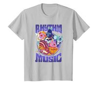 Sing 2 Rhythm And Music Group Poster Maglietta, Bambini, Argento, 6 Anni