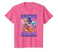 Sing 2 Rhythm And Music Group Poster Maglietta, Bambini, Rosa mélange, 2 Anni