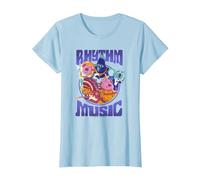 Sing 2 Rhythm And Music Group Poster Maglietta, Donna, Celeste, L