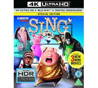 Sing [4K Ultra-HD] [2017] [Blu-ray][Edizione: Regno Unito]
