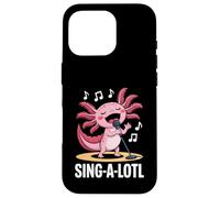 Sing-alotl Divertente Axolotl che canta i fan del karaoke Custodia per iPhone 16 Pro