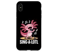 Sing-alotl Divertente Axolotl che canta i fan del karaoke Custodia per iPhone XS Max
