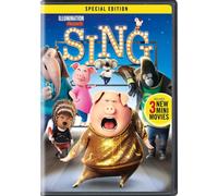 Sing (DVD) Matthew McConaughey Reese Witherspoon Seth MacFarlane Taron Egerton