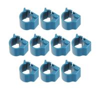 SING F LTD 10pcs Pigeon Electronic Leg Rings RFID 125KHz ID4100 Chip Compatibile con EM4100 TK4100 e 125KHz Lettori Sostituiscono OEM ID4100 Solo lettura 64 Bit ID 9 mm Click Fit ABS Ring