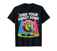 Sing Your Sweet Song - Simpatico Motivo Floreale Canto Maglietta