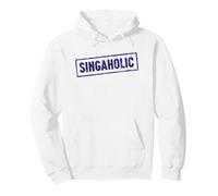 Singaholic Non Riesco a Smettere di Cantare Divertente Felpa con Cappuccio