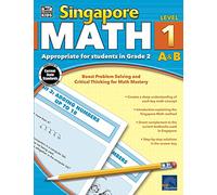 Singapore Math 2nd Grade Math Workbook, Addition, Subtraction, Multiplication and More for Homeschool or Classroom