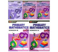Singapore Primary Mathematics Level 4 KIT + Answer Booklet (Common Core Edition)--Textbooks 4A and 4B, Workbooks 4A and 4B and Answer Key Booklet