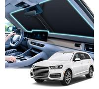 SINGARO Parasole universale per parabrezza auto, pieghevole, riflettente, per parabrezza auto, parasole per auto, parasole per auto, con design sovrapposto, accessori interni auto