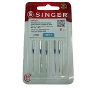 Singer 5 aghi originali tipo cromo 2022 per SINGER Overlock Serger, misura 90/14