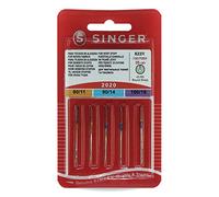 SINGER Aghi universali 2020 Mix 5 Aghi, Metallo, Argento, 7 x 0,03 x 4 cm, 5 unità