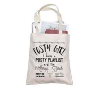 Singer Malone Tote Bag Singer Fan Gift Posty Mom I Have A Posty Playlist And I'm Always Tired Singer Merchandise Cowboy Gift, Posty Girl Tote-py2, 25CM