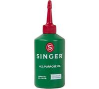 SINGER Olio per Macchina da Cucire 100ml - Lubrificante Universale per Macchine da Cucire Domestiche e Industriali - Flacone con Beccuccio Dosatore - Inodore, Antiruggine, Alta Scorrevolezza