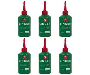 SINGER Olio per macchina da cucire (confezione da 6)