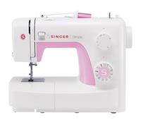 Singer Simple 3223, Macchina per cucire meccanica, 23 programmi essenziali, Bianco/Rosa
