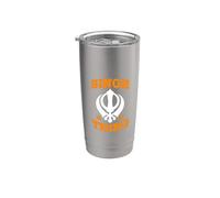 Singh è la mia passione Sikh Punjabi Khalsa Design Bicchiere termico in acciaio inox doppia parete