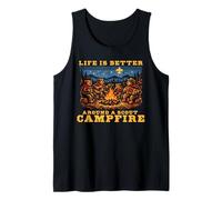 Singing Bears Life is Better Around a Scout Campfire Cute Canotta
