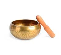 Singing Bowl Nepal 12x12x6, 5 Cm in Ottone, Colore Oro