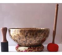 Singing Bowl Nepal Ciotola tibetana da 12 pollici di meditazione curativa tibetana, ciotole cantanti himalayane martellate a mano dal Nepal