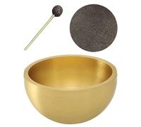 Singing Bowl Set, Meditation Sound Cup, Tibetan Music Basin, Handcrafted Portable Soothing Authentic Lightweight Compact for Meditative, 1,57 x 0,91 Inches