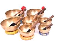 Singing Bowl set of 7 - Tibetan Singing Bowls - Balancing Healing meditation - Professional Healing sound bowls