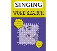 Singing Word Search Puzzle Book: Easy-to-Read Word Searches for Music Lovers | 6X9 Inches | 50+ Fun Puzzles Featuring Singing, Musical Terms & Relaxing Entertainment for Adults, Seniors & Teens
