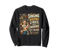 Singing Wrong Lyrics with Confidence Karaoke Party Singer Felpa
