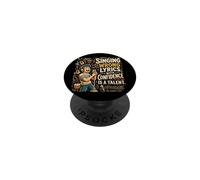 Singing Wrong Lyrics With Confidence Karaoke Party Singer PopSockets PopGrip Adesivo