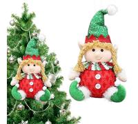 SingingWang Elfo Magico Natalizio, Ornamento Natalizio da Appendere, Decorazione Natalizia per Albero di Natale, Regali per Natale, Decorazioni Natalizie per la Casa, Christmas Decorations
