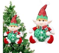 SingingWang Elfo Magico Natalizio, Ornamento Natalizio da Appendere, Decorazione Natalizia per Albero di Natale, Regali per Natale, Decorazioni Natalizie per la Casa, Christmas Decorations