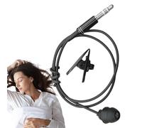 Single Earbud - Mono Earbud | Noise Cancelling Earbud | Single Earbud Wired, Silicone For Exercising Outdoors, Noise-Canceling Ear Budscord, Black Headset For Mp3 For One-Ear Listening