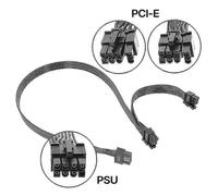 (Single head 65cm) 8Pin Modular Cable for Corsair PCIE GPU 8Pin To 6+2pin Power Supply Cord Extend