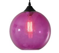 Single Head F Hanging Lamp, Modern Industrial Style Glass Pendant Light, E27 Base Minimalist Bedroom Balcony Coffee Shop Decoration Light Fixtures