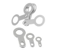 Single Head Soldering Lug Terminale di saldatura in rame a testa singola, argento, misure multiple, 30 pezzi(M8.2)