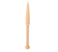 Single Head Wooden Knitting Needles, Beech Craft Weaving Tool 17.8cm L for Sweaters Scarves Tapestries DIY Handicrafts Home Decor Knitting Machines Accessories