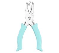 Single Hole Puncher - Portable Heavy Duty Paper Punch, Handheld Scrapbook Tool, Ergonomic Soft Grip, Notebook And Journal Accessory, DIY Crafting, Cardstock And Paper Organizer, Office Stationery