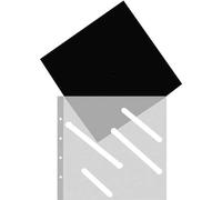 Single Maniche trasparenti, 23x24 cm, nere
