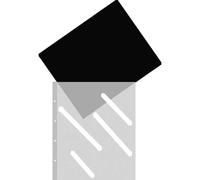Single Maniche trasparenti, 38x46cm, nere